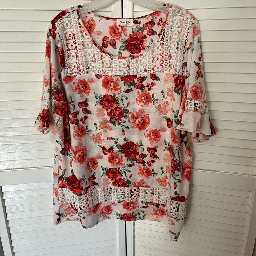 Cure flowered T-Shirt